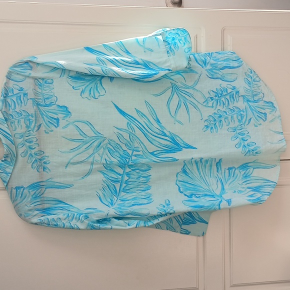 Vineyard Vines Women's Linen Tunic Top Blouse - Picture 2 of 7